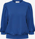Selected Femme Tenny 3/4 sweat top dazzling blue
